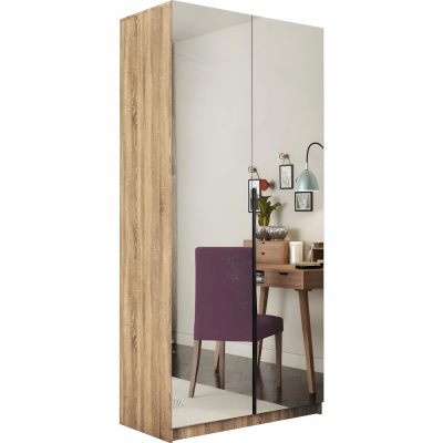 Локер 2-х дверный (Распашной с зеркалом)